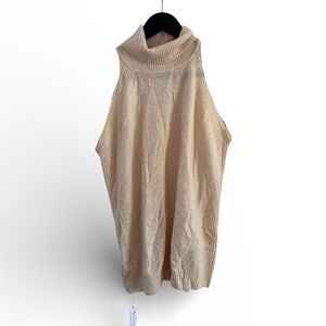 Elegant Cream Turtleneck Sweater